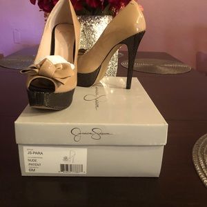 Rand new, Jessica Simpson high heel, adorable  with any outfit or occasion.